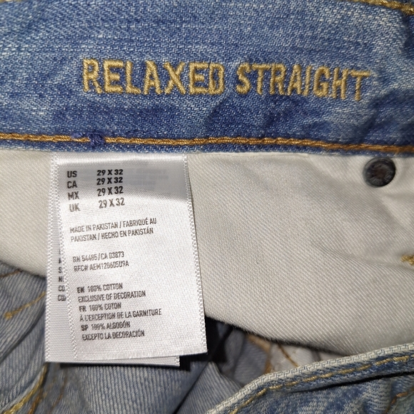 American Eagle Outfitters Blue Relaxed Jeans - Picture 6 of 6